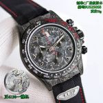 Clean Factory Rolex Daytona 4130 Black Face Watch 40mm 